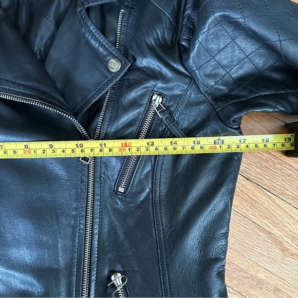 Leather Motorcycle Jacket - Picture 7 of 12